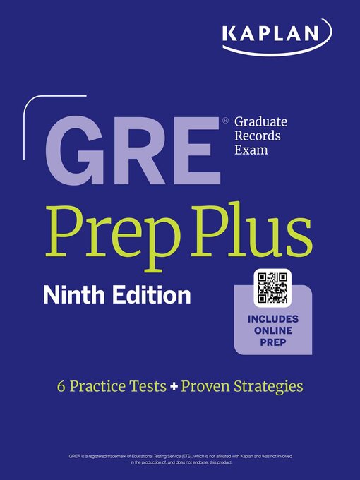 Title details for GRE Prep Plus by Kaplan Test Prep - Wait list